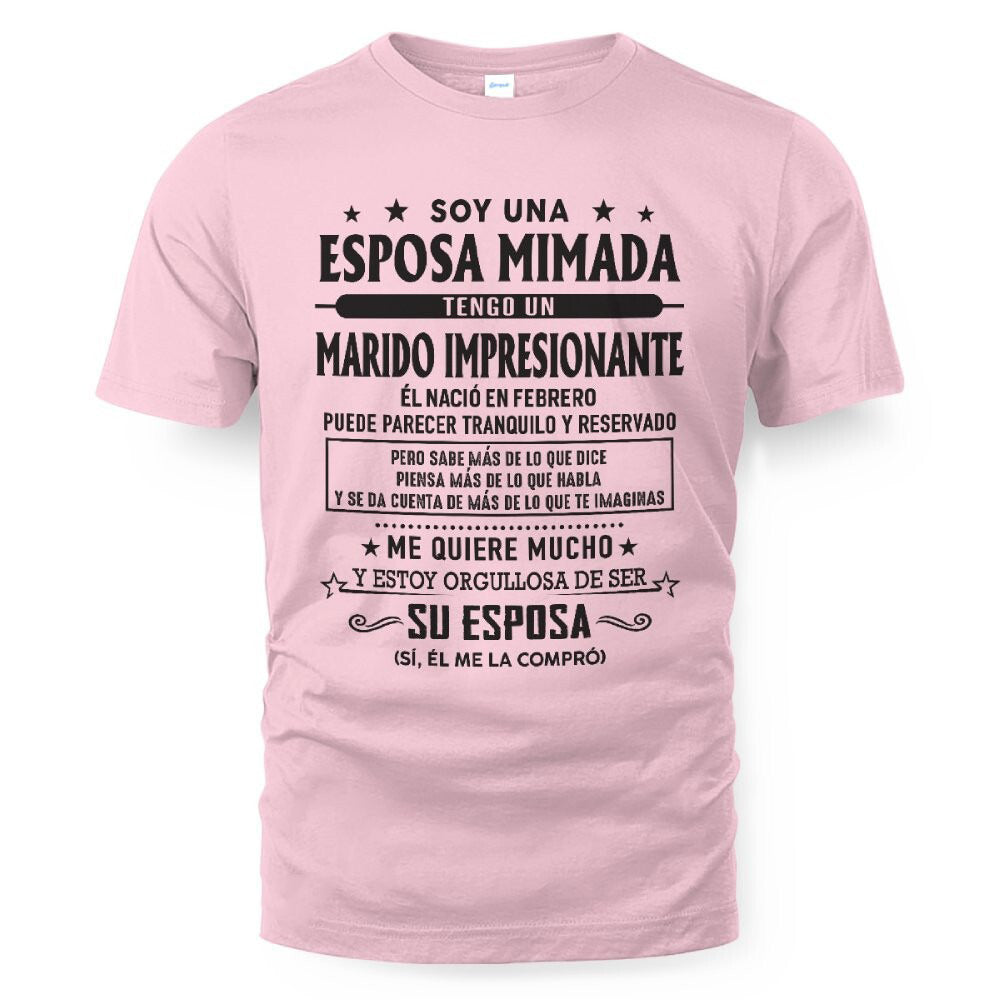 Febrero – Esposo increíble nacido en febrero – Regalo especial para tu esposa – MTNN02 (SKU03-11-02)