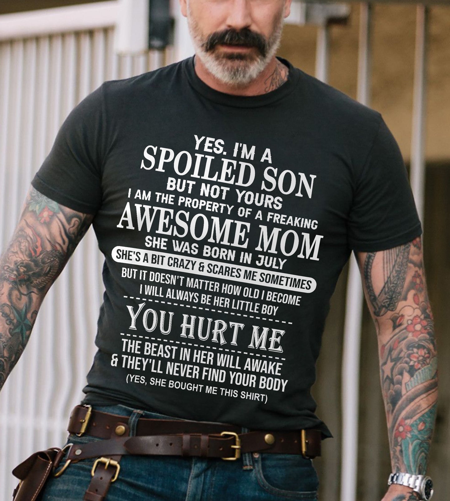 July - Awesome Mom Born In July - Special gift for Son From Mom - HNDS07 (SKU10-45-07)