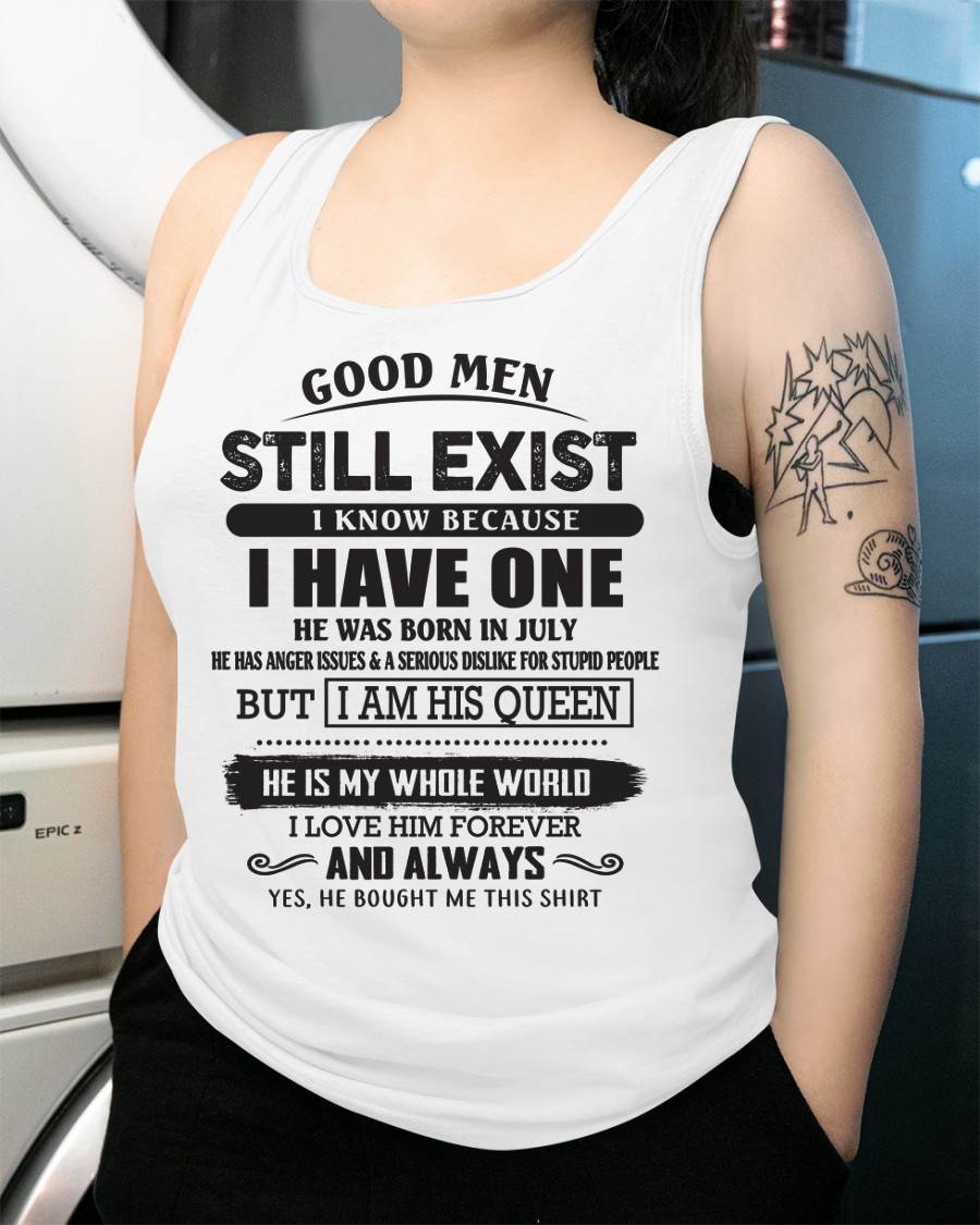 July - Good Men Still Exist - Perfect Gift For Girlfriend, Wife From Husband - MTNN07 (SKU07-166-07)