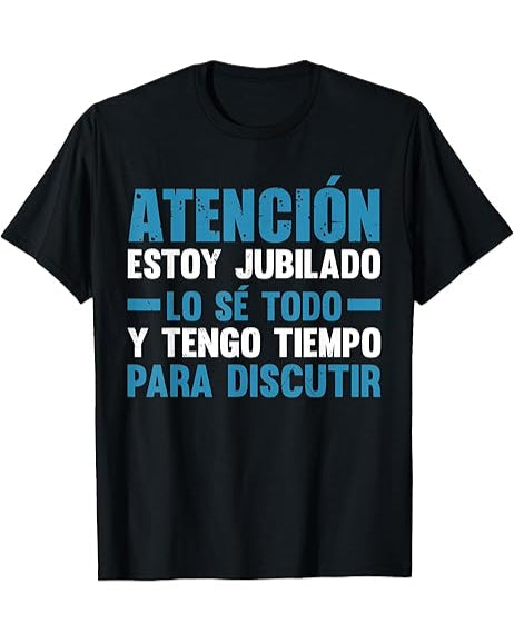 CAMISETA DIVERTIDA PARA JUBILADOS - REGALO DE CUMPLEA��OS PARA HOMBRES / MUJERES - MTNN00sp