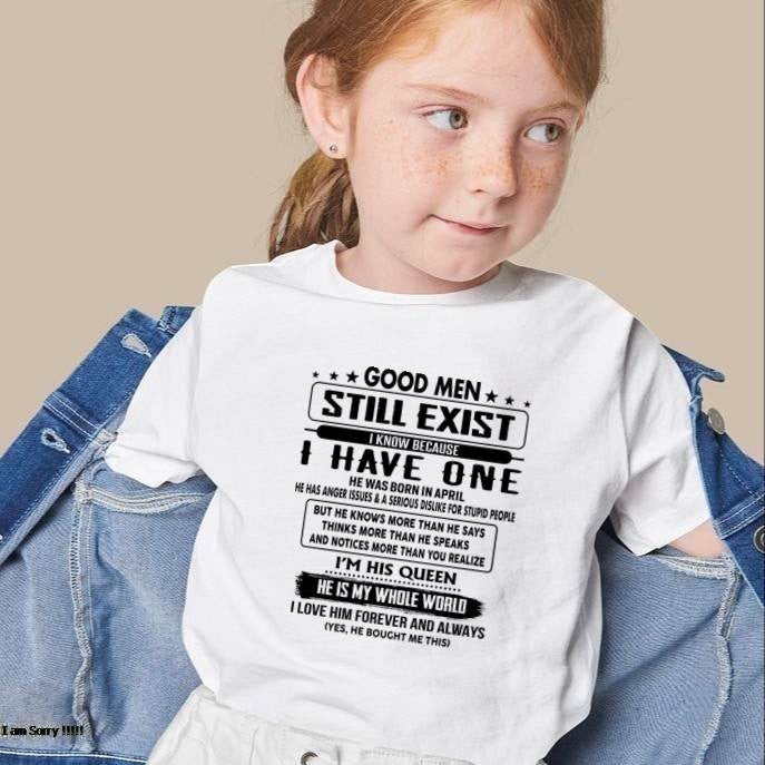 April - Good men Still Exist - gift for your girlfriend, wife from Husband - HNDS04 (SKU-GM-04)