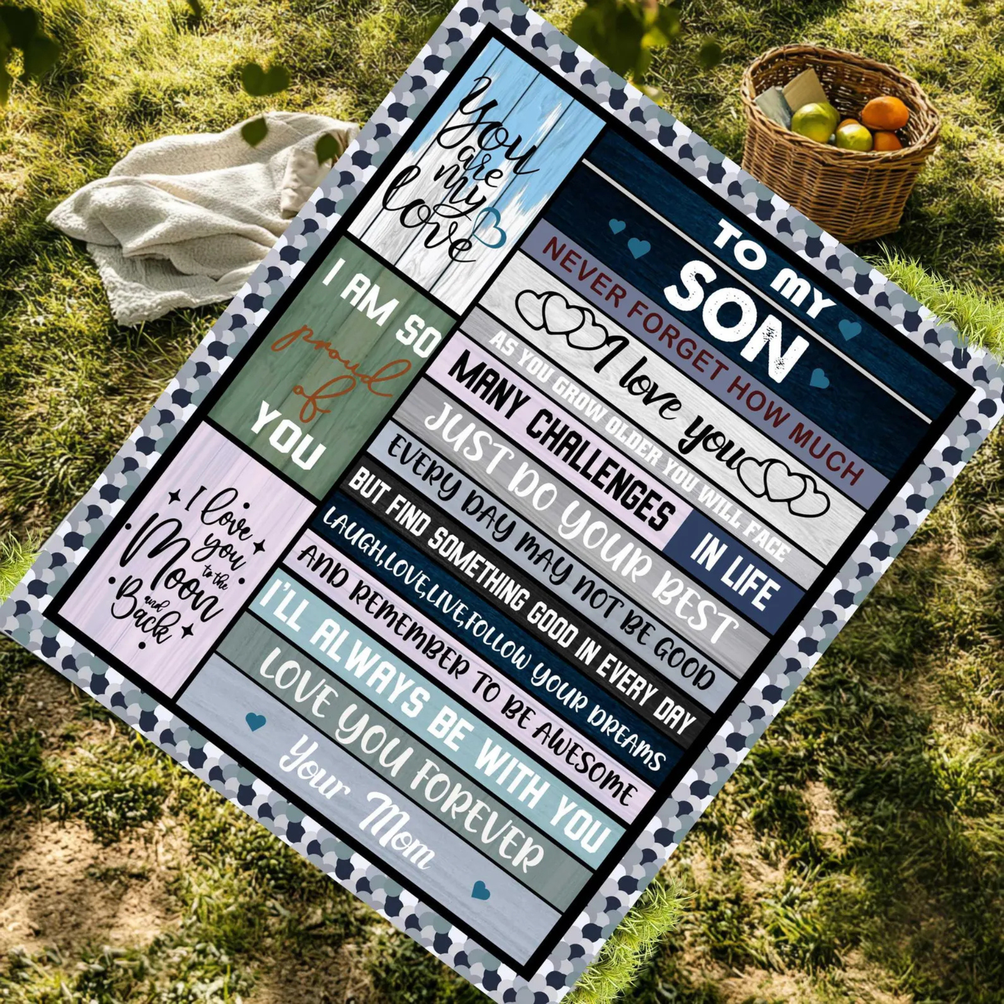 Special Gift For Son Blanket - From Mom