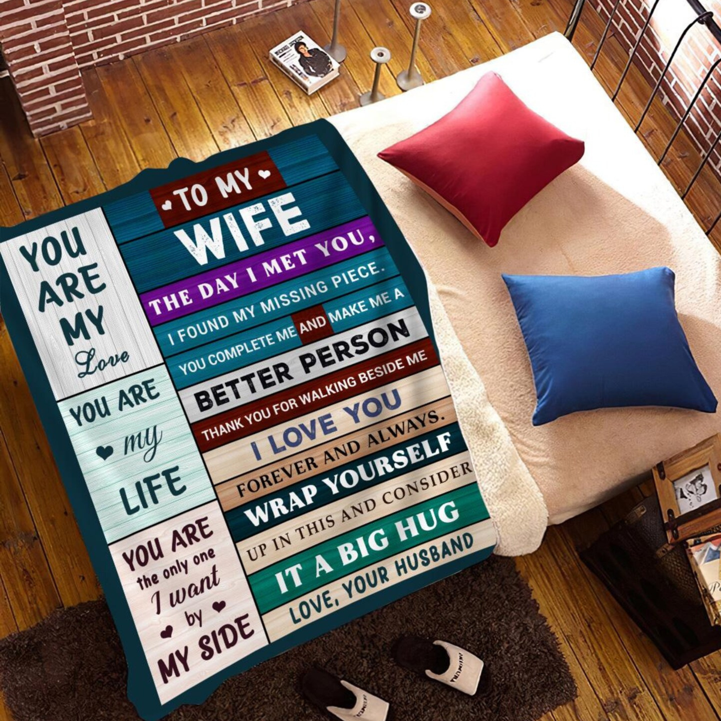 Special Gift For Wife Blanket - From Husband