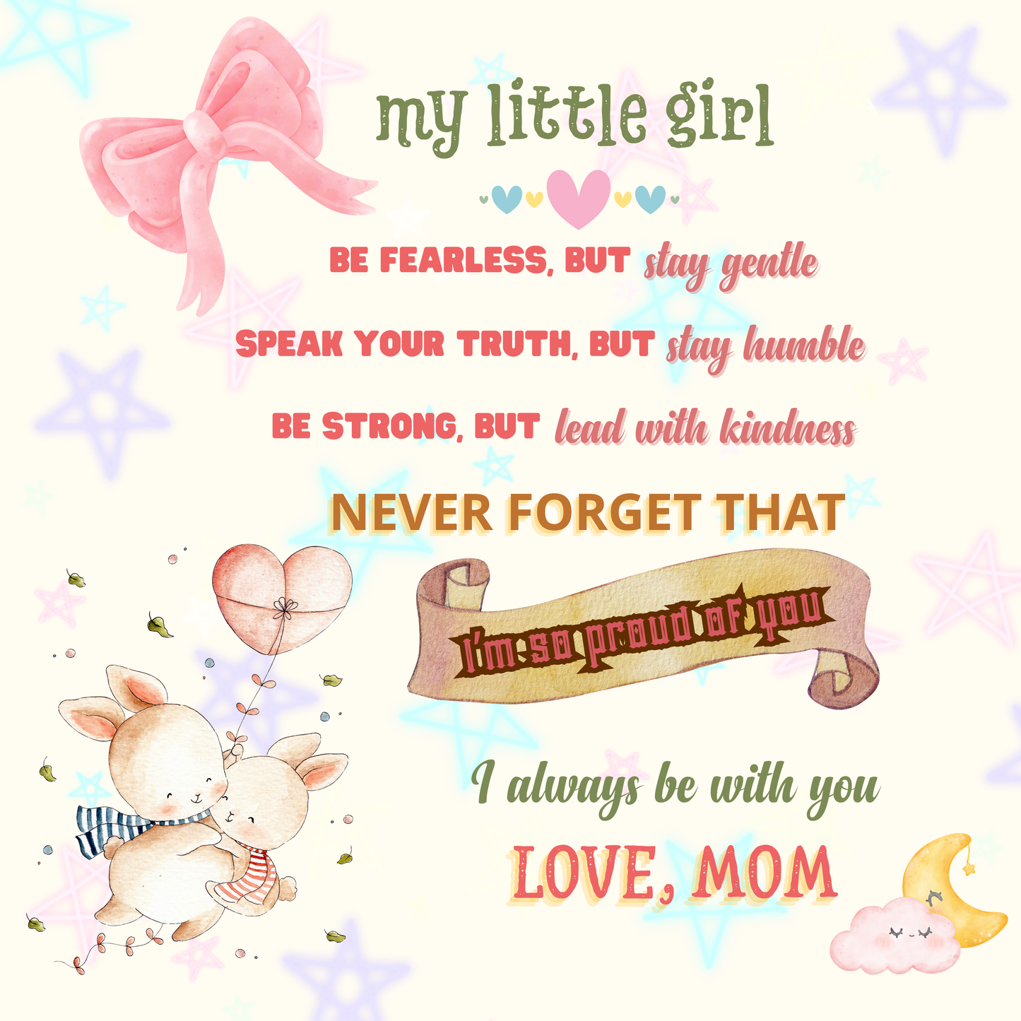 A Little Piece of Courage TEDDY BEAR – A Loving Gift from Mom