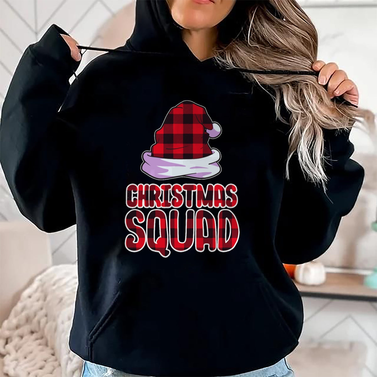 Christmas Shirts for Family, Funny christmas shirts, Christmas Unisex T-Shirt/Hoodie/Sweatshirt HLT00 - Christmas Squad Family Group Matching Christmas Party Pajama T-Shirt