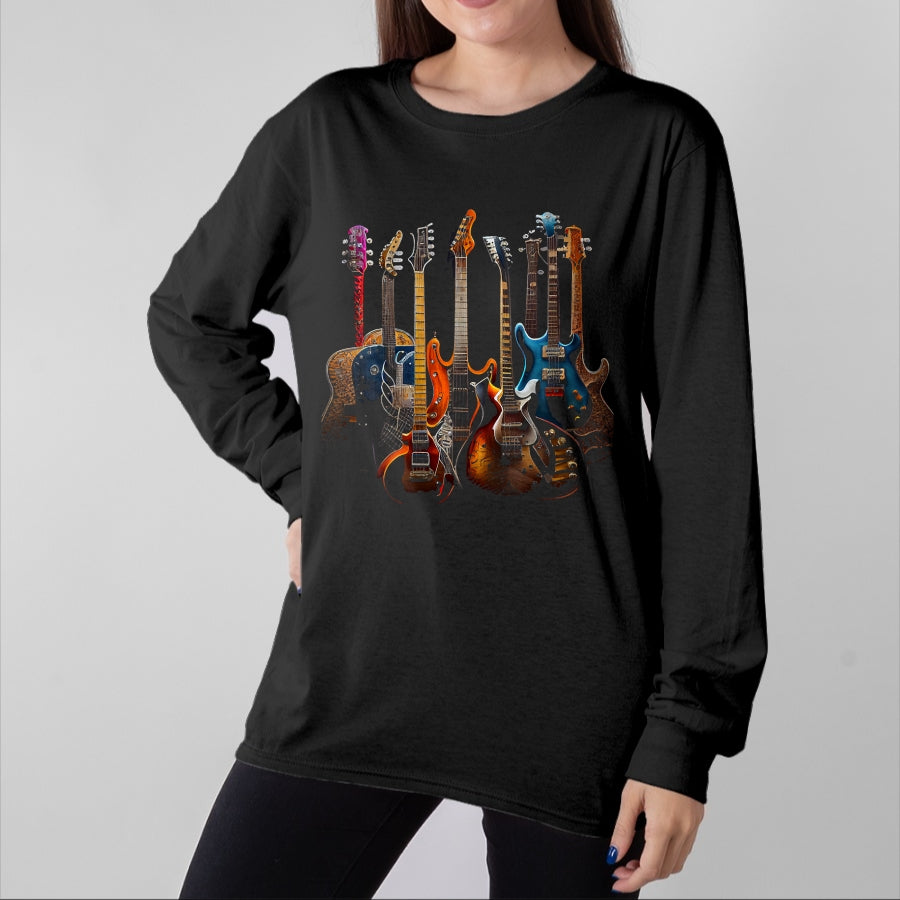 Guitar Lover Shirt, Funny Guitar UnisexT-Shirt/Hoodie/Sweatshirt HLT00 - Guitars Guitarists Gift T-Shirt