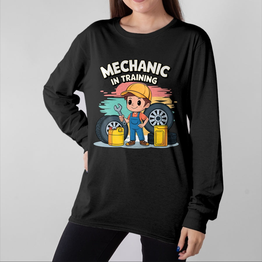 Best Mechanic Life Shirt, Funny Mechanic UnisexT-Shirt/Hoodie/Sweatshirt HLT00 - Future Mechanic Kids Outfit Mechanic in Training Style T-Shirt