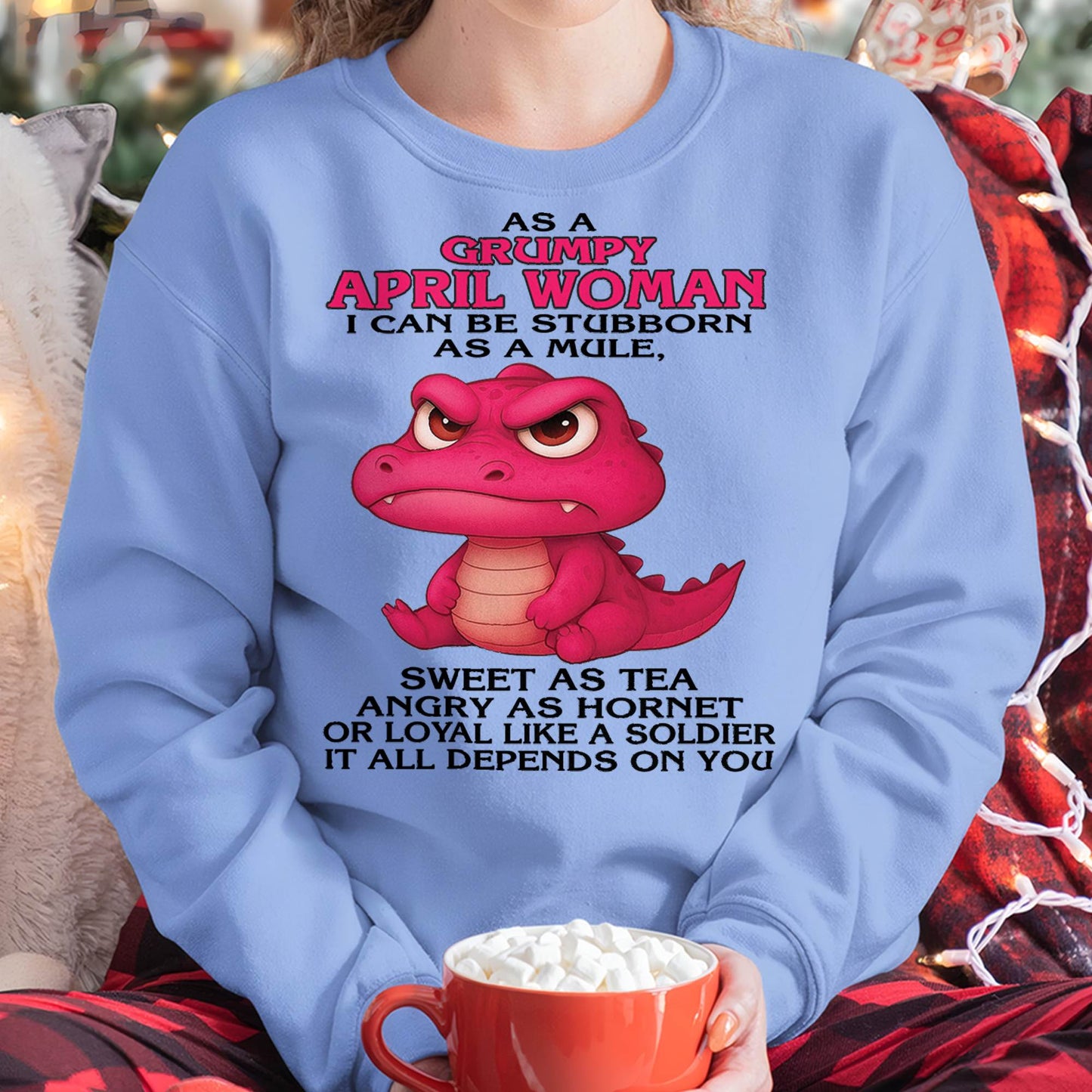 April - Grumpy Old Woman - Perfect Gift For Women - MTNN04 (SKU09-31-04)