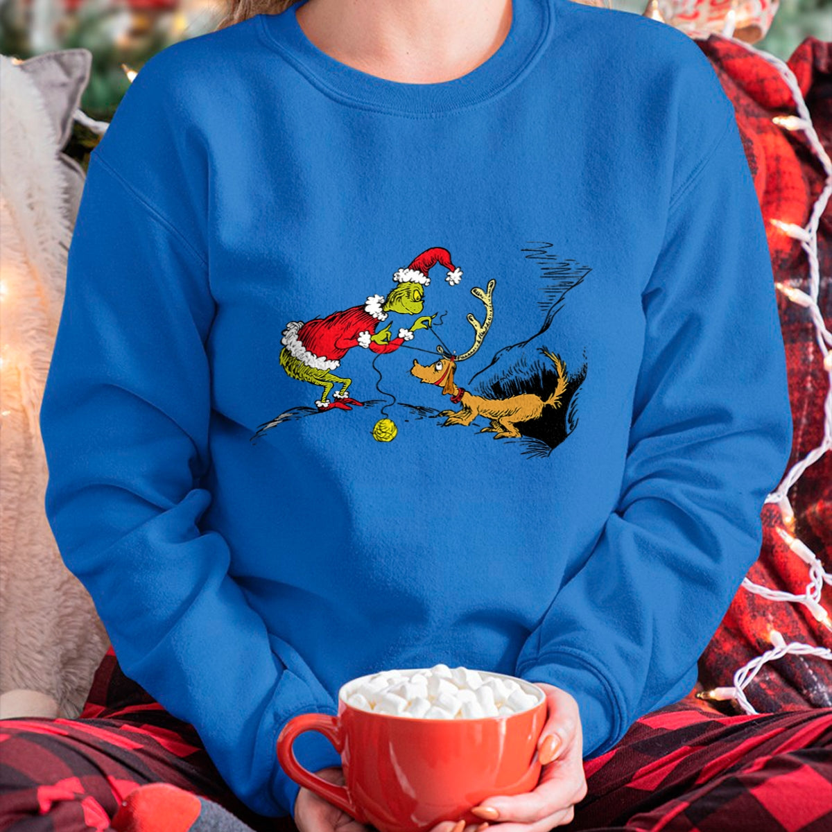 Dr. Seuss Reindeer T-shirt - Christmas Unisex T-Shirt/Hoodie/Sweatshirt - HNDS00