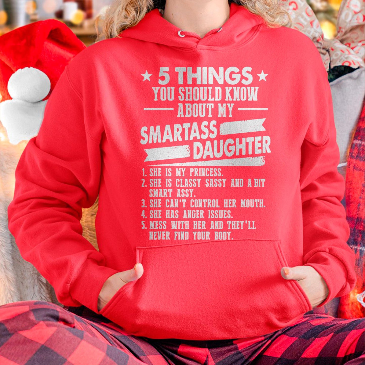 5 Things You Should Know About My Smartass Daughter - Gift for Daughter from Mom - MTNN00