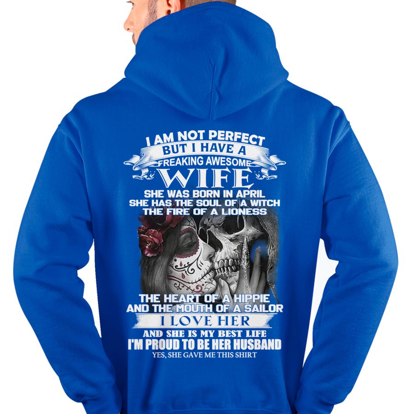 I Am Not Perfect But I Have A Freaking Awesome Wife - Gift For Husband From Wife - MTNN04 (SKU06-31-04)