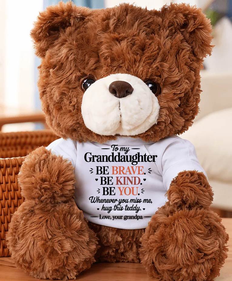 TO MY GRANDDAUGHTER - TEDDY BEAR, A BIG HUG FROM GRANDPA - MTNN00