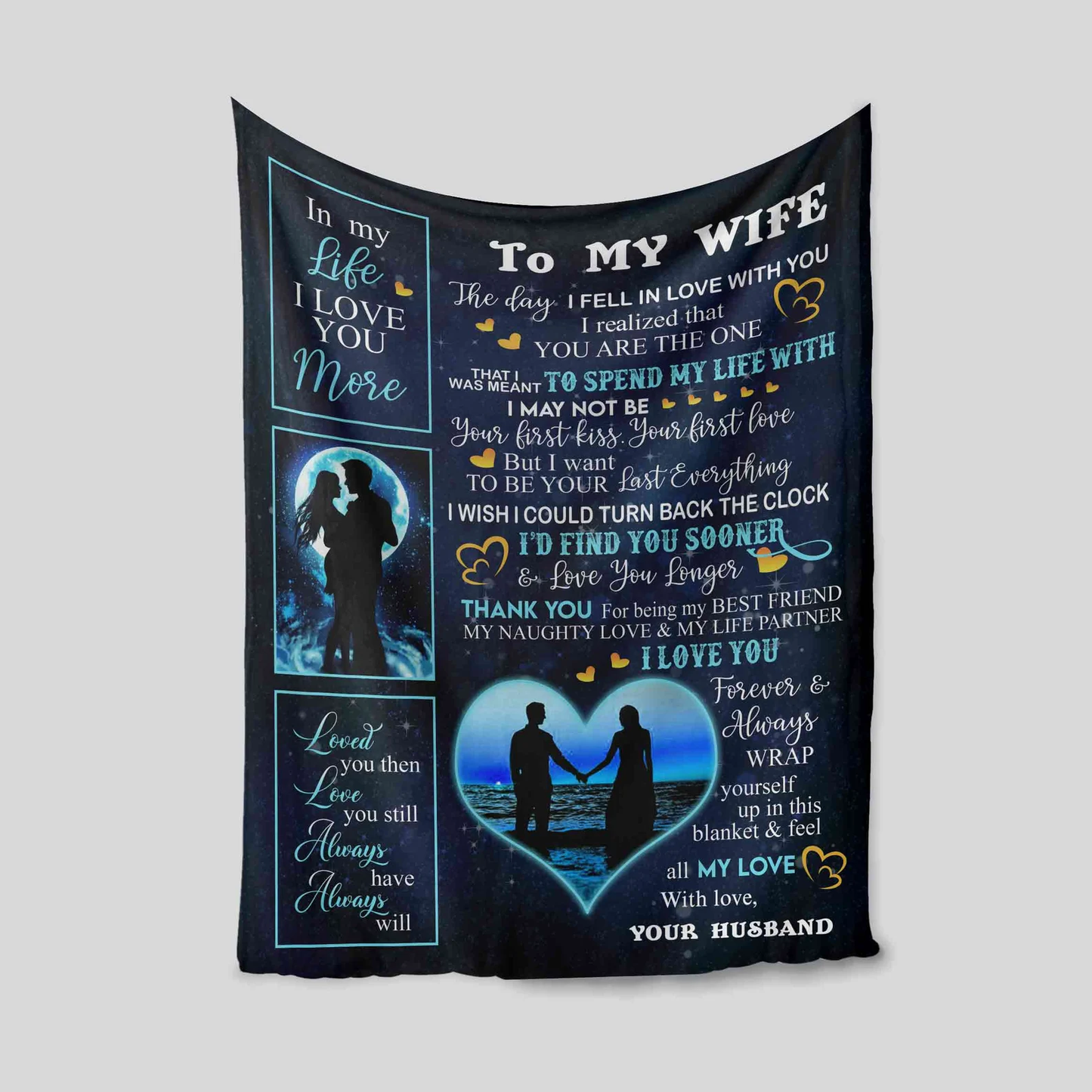 Special Gift For Wife Blanket - From Husband