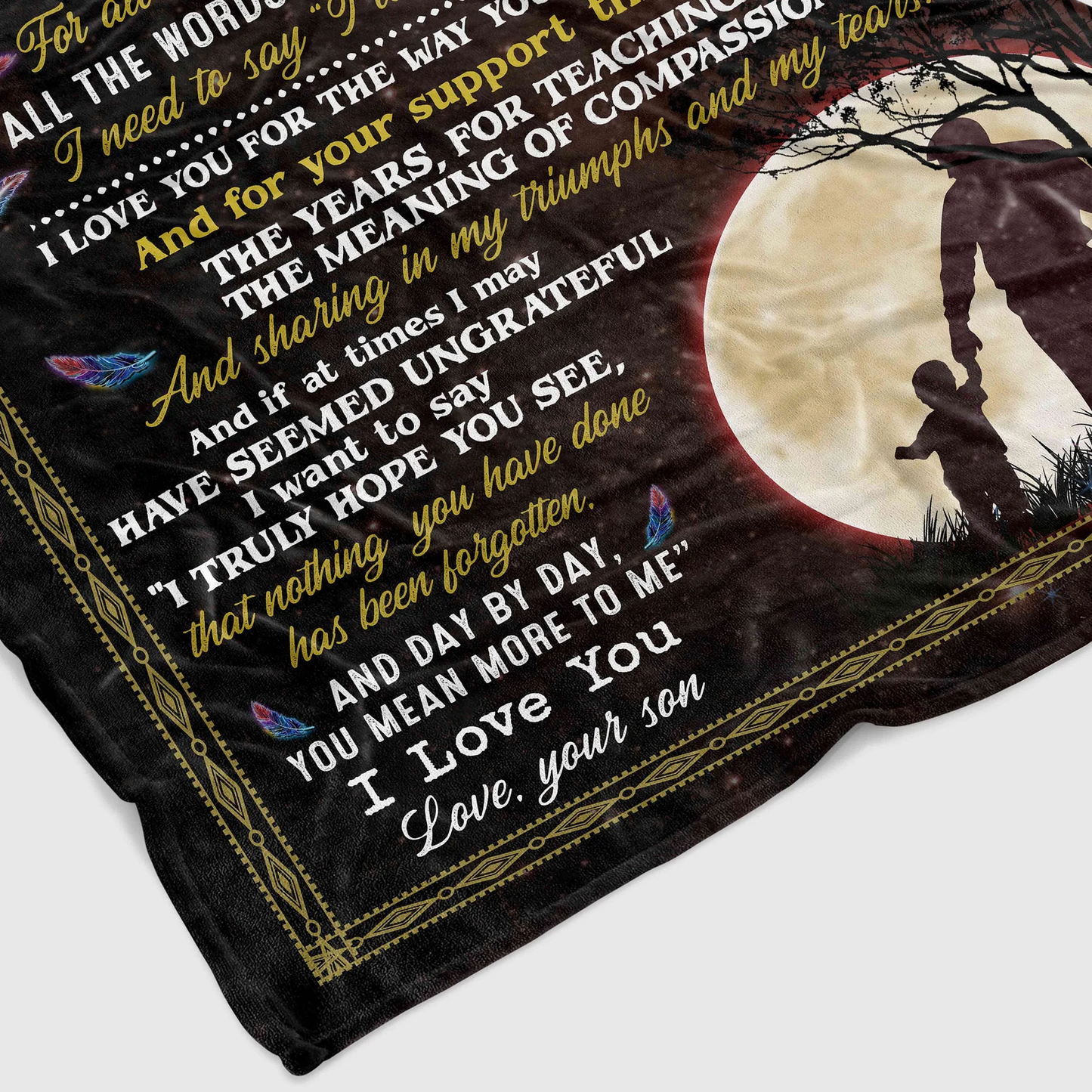 Special Gift For Dad Blanket - From Son