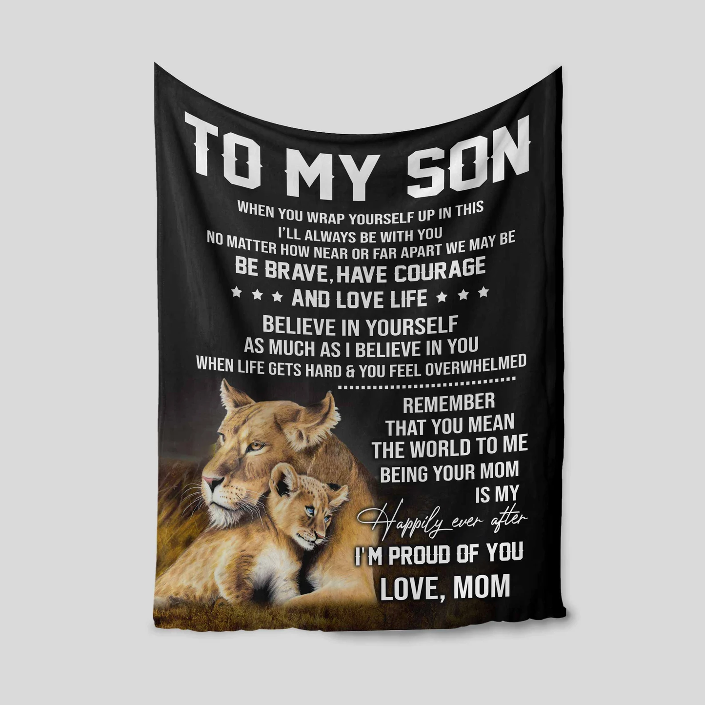 Special Gift For Your Son Blanket - From Mom