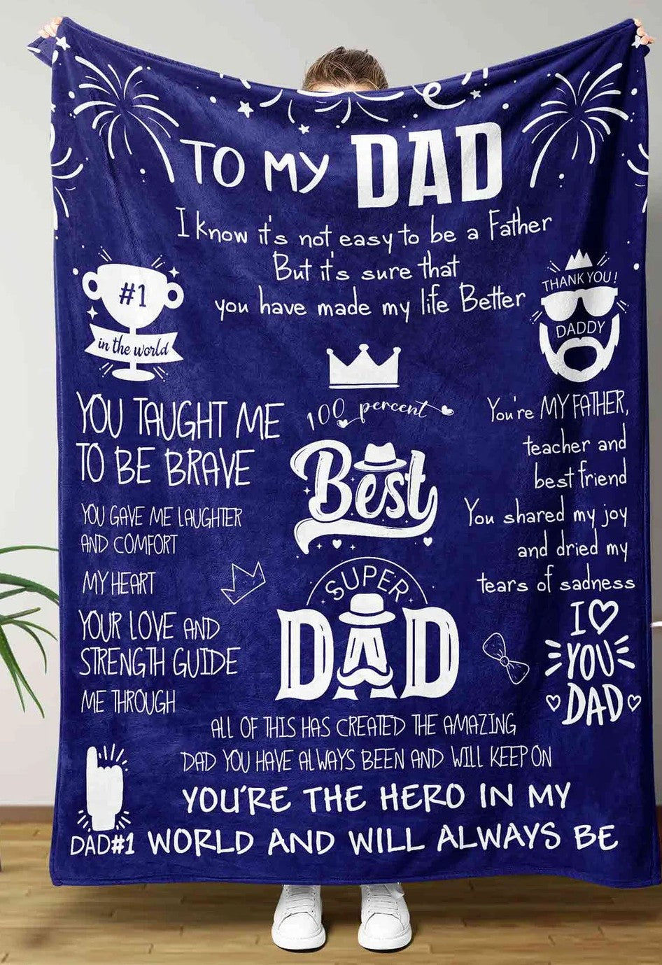 Special Gift For Your Dad Blanket - From Son