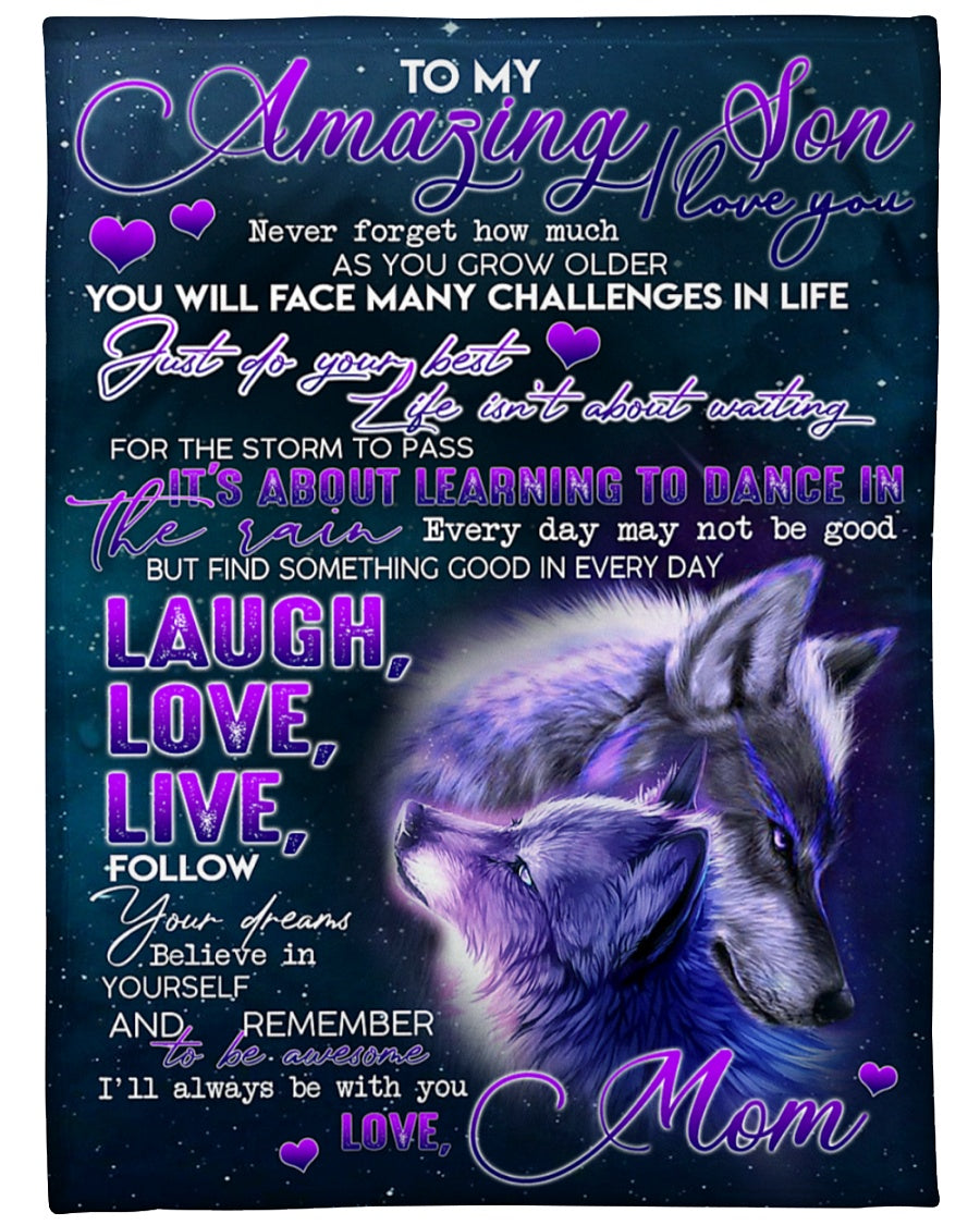 Special blanket for Son - From Mom blanket