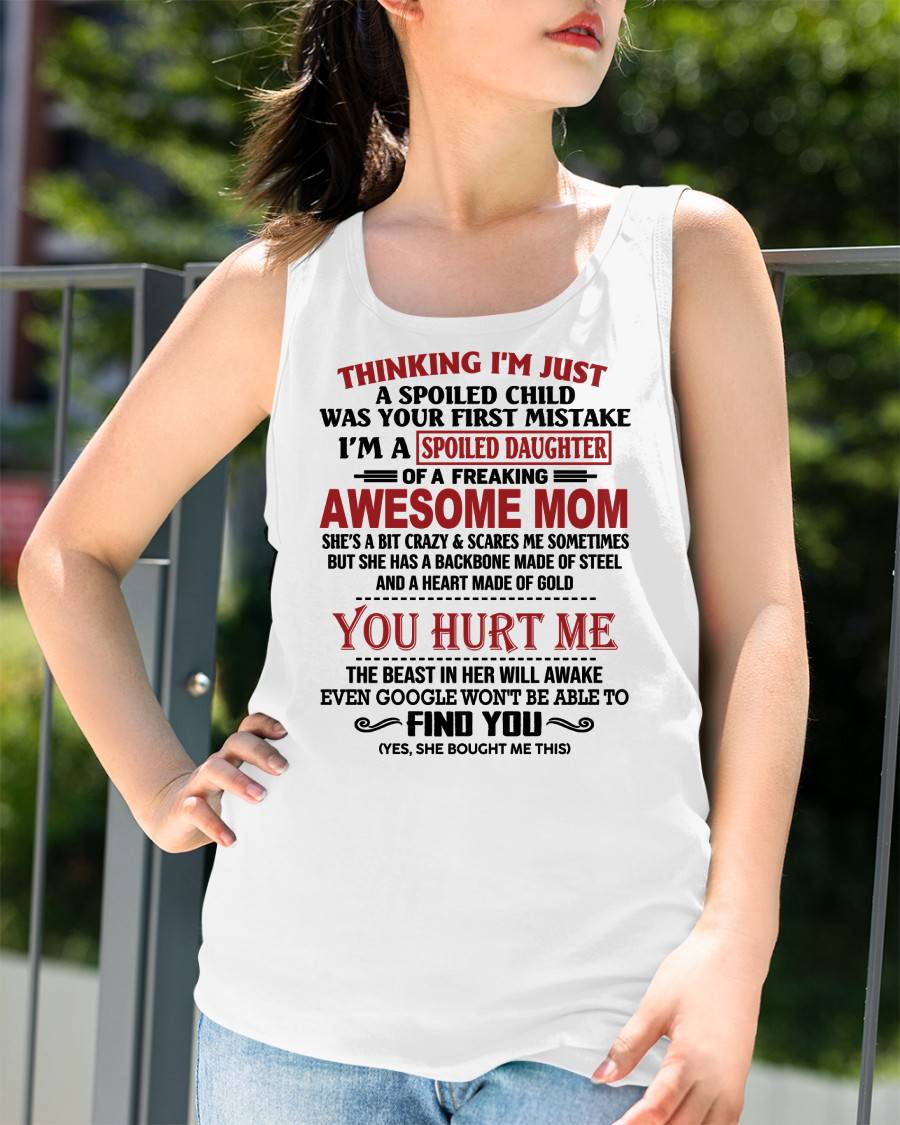 TO MY DAUGHTER - SPOILED DAUGHTER - PERFECT GIFT FOR DAUGHTER - GIFT FROM MOM - MTNN00 (SKU10-151-00)