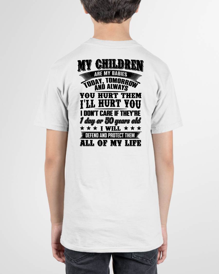 MY CHILDREN ARE MY BABY - T-SHIRT FOR MOM - MTNN00 (SKU12-274)