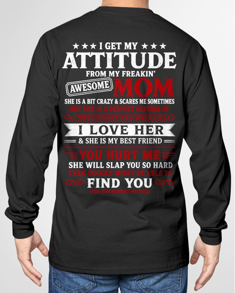T-Shirt – Sweetheart & Warrior – Perfect Gift From Mom To Son - MTNN00 (SKU2605-153-00)