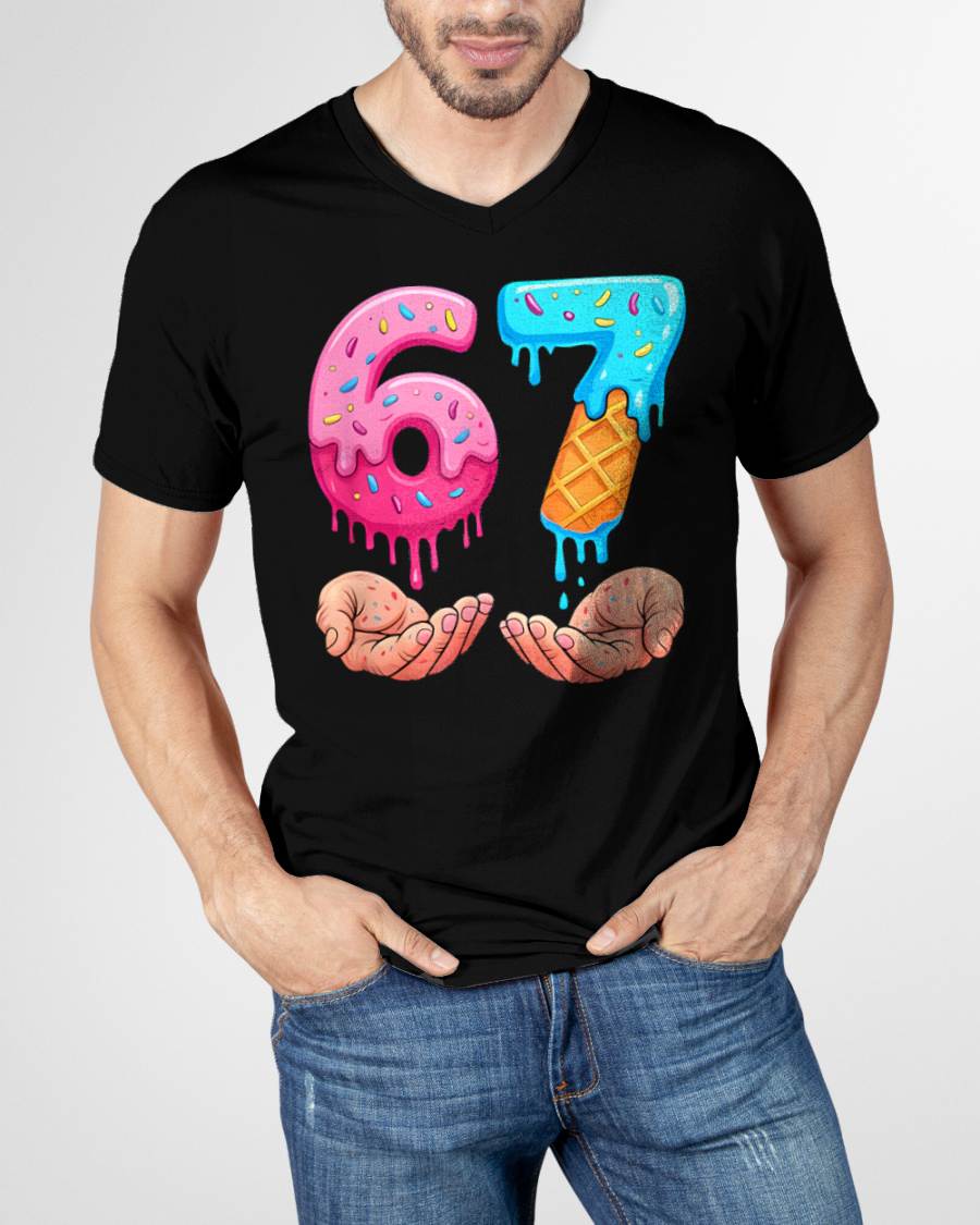 ICE CREAM 6 7 - UNISEX MEME T-SHIRT - MTNN00