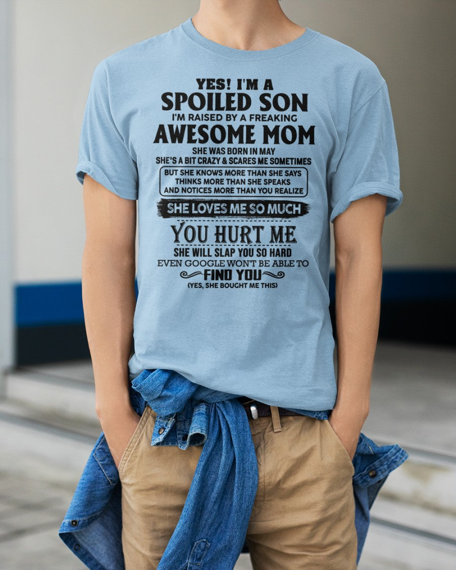 May - Awesome Mom - Perfect Gift For Son From Mom - HNDS05 (SKU-SPW-05)