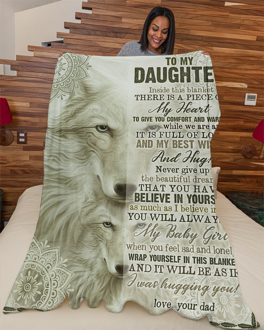 Special Gift For Your Daughter Blanket - From Dad (SKUNOEL-48)