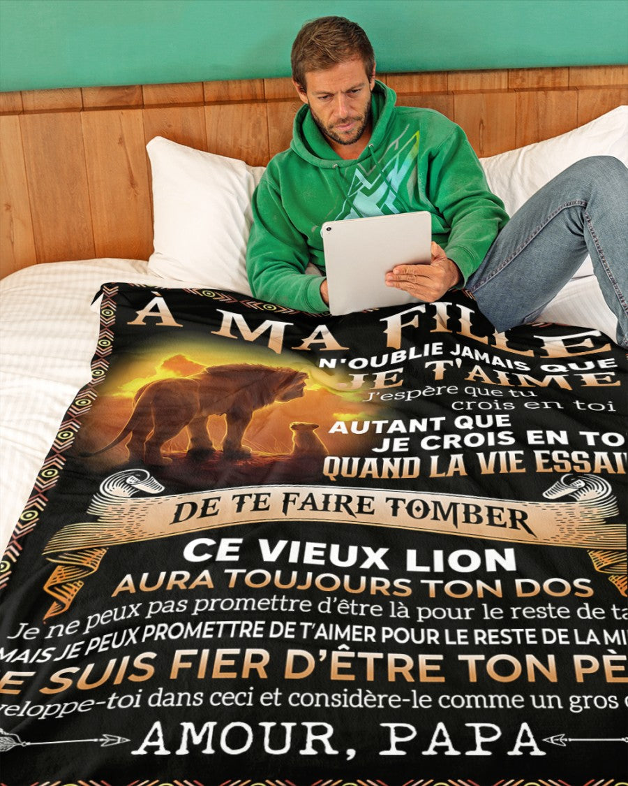 Cadeau Spécial Pour Ta Fille Couverture - De Papa (SKUB09-101)