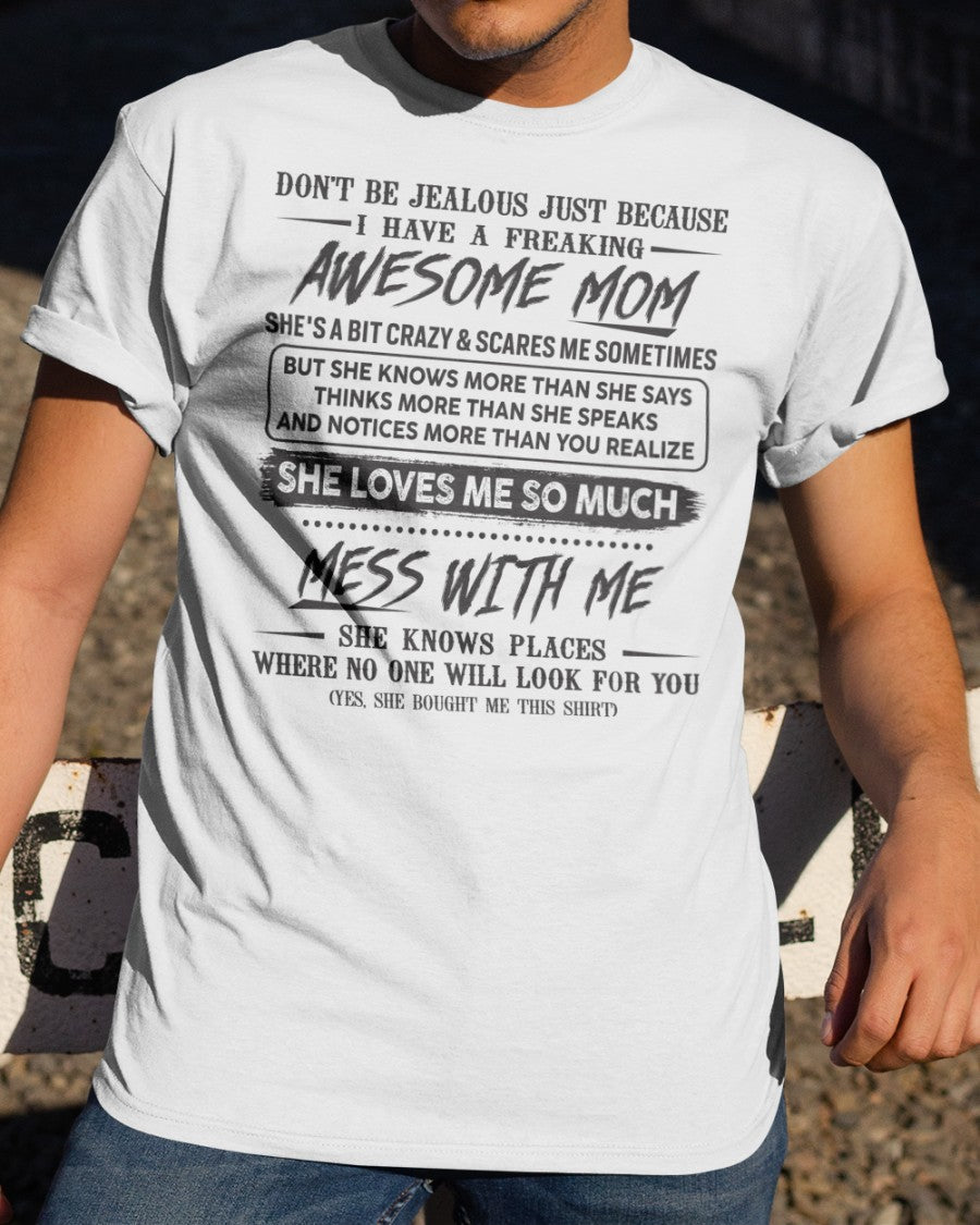 Awesome Mom - Perfect Gift For Your Son From Mom - HNDS00 (SKU TRI 03.03.03)