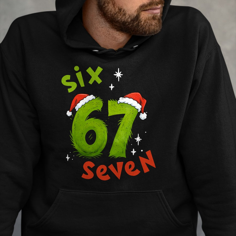 67 Meme Six Seven for Kids Women Men Boys Girls Christmas T-Shirt - Christmas Unisex T-Shirt/Hoodie/Sweatshirt - HNDS00