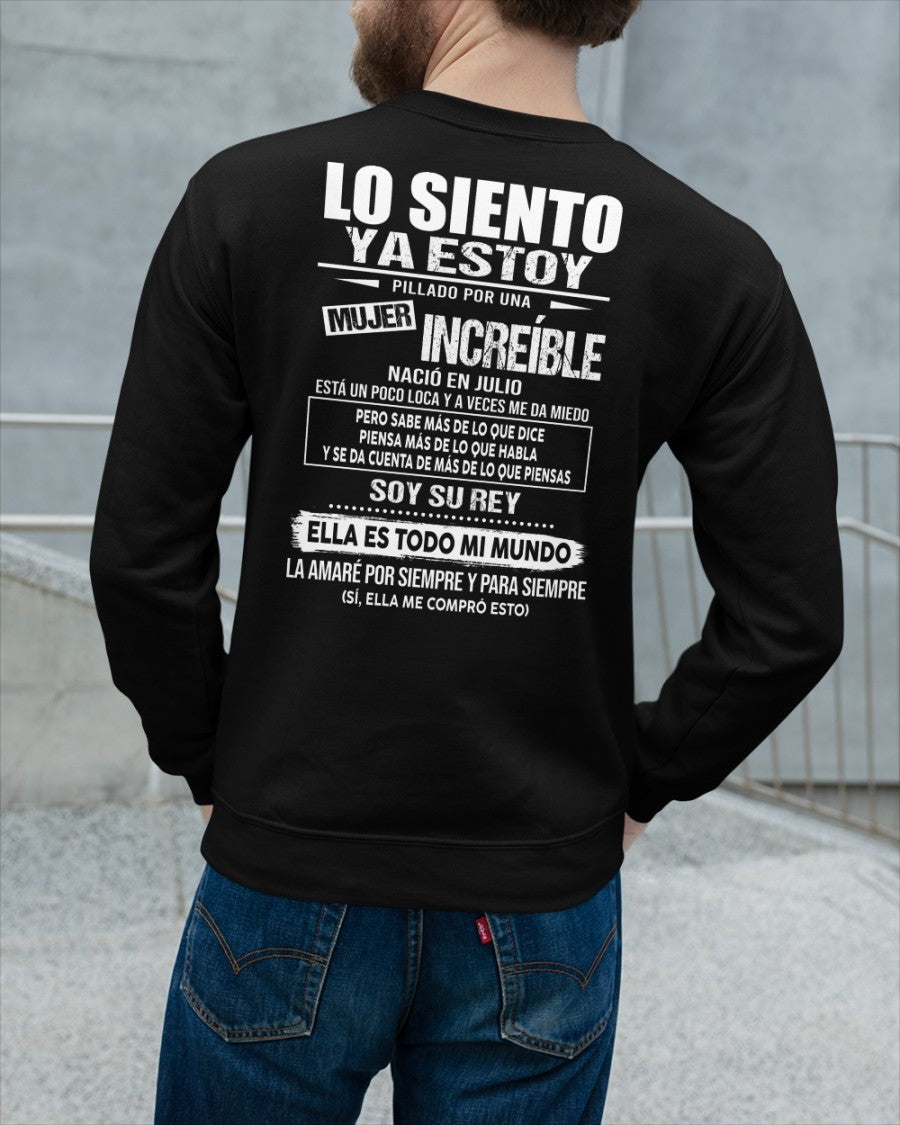 Julio - Chica genial nació en julio - Regalo especial para novio, esposo - T07 (SKU09-05-07)