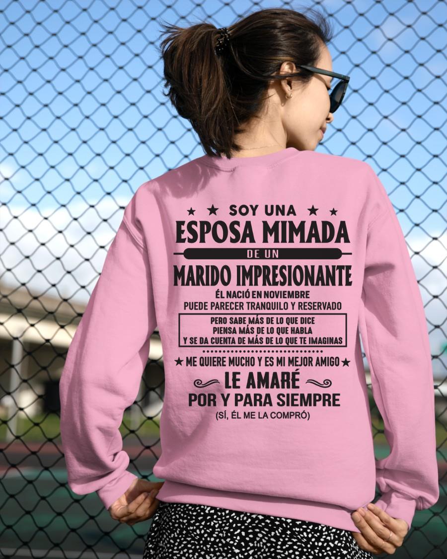Noviembre - Soy una Esposa mimada de un Marido impresionante - Regalo especial para tu esposa - T11 (SKU05-101-11)