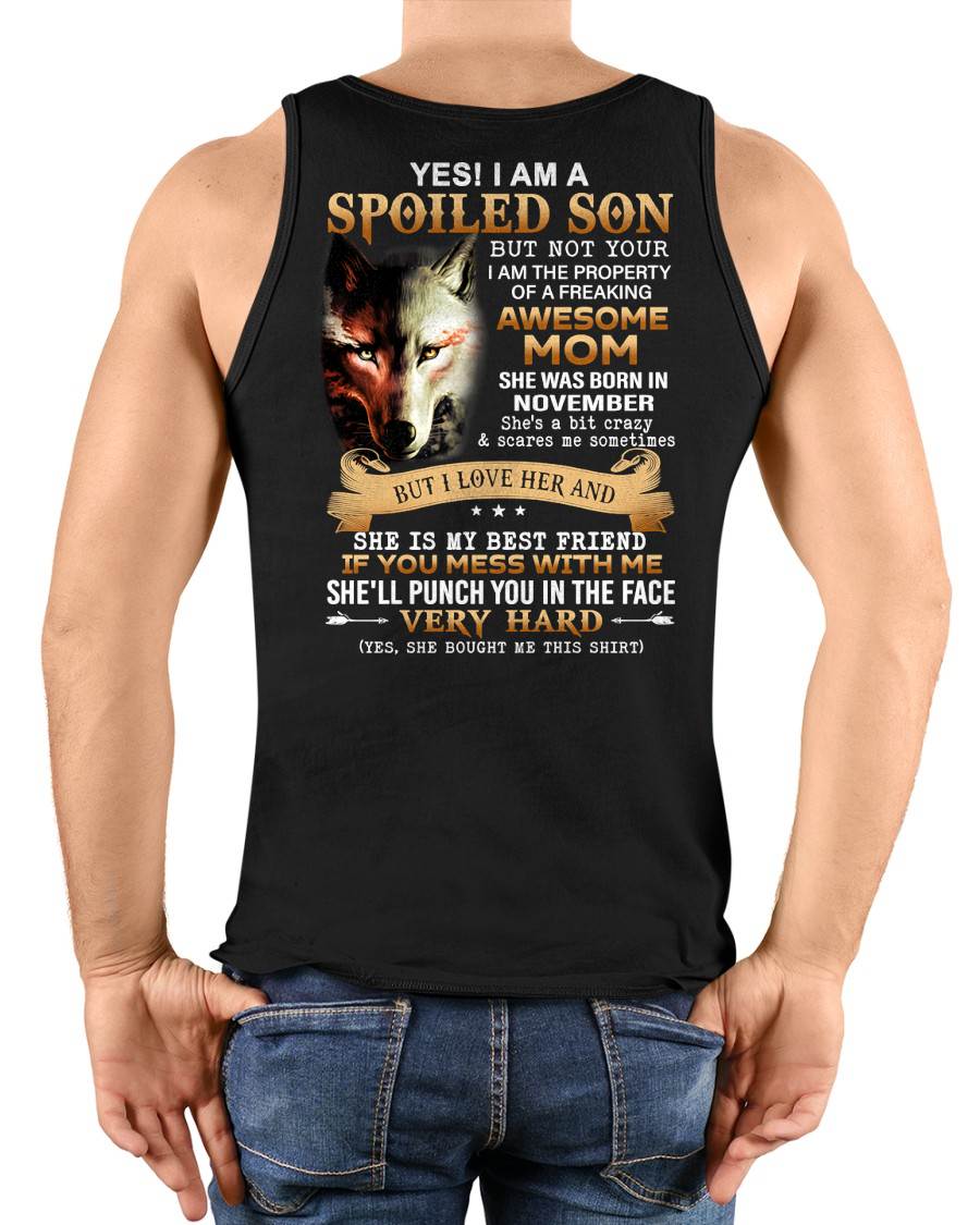 November - Lucky Son of Awesome Mom - Perfect Gift for Son From Mom - MTNN11 (SKU10-128-11)