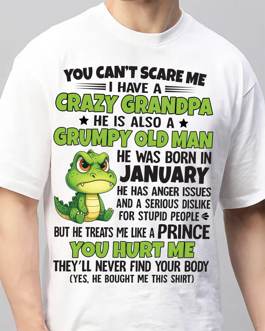 YOU CAN’T SCARE ME - GIFT FOR GRANDSON AND GRANDDAUGHTER FROM GRANDPA - mtnn01 (SKU09-121-01)