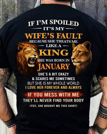 JANUARY - SPOILED HUSBAND - GIFT FROM WIFE - MTNN01 (SKU26T-01-60-01)