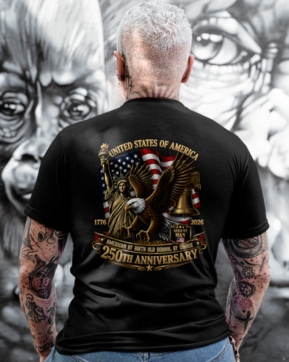 AUGUST MAN – 250TH ANNIVERSARY AMERICAN EAGLE – T-SHIRT FOR MEN - MTNN08 (SKU2606-241-08)