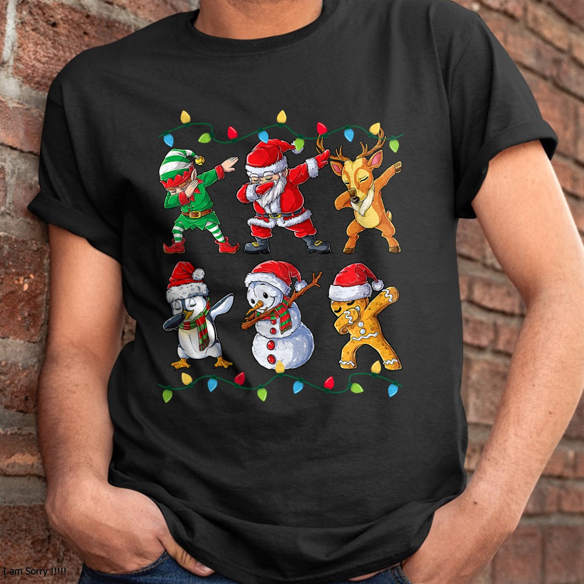 Dabbing Santa Elf Friends Christmas Boys Girls Men Xmas Dab T-Shirt - Christmas Unisex T-Shirt/Hoodie/Sweatshirt - HNDS00