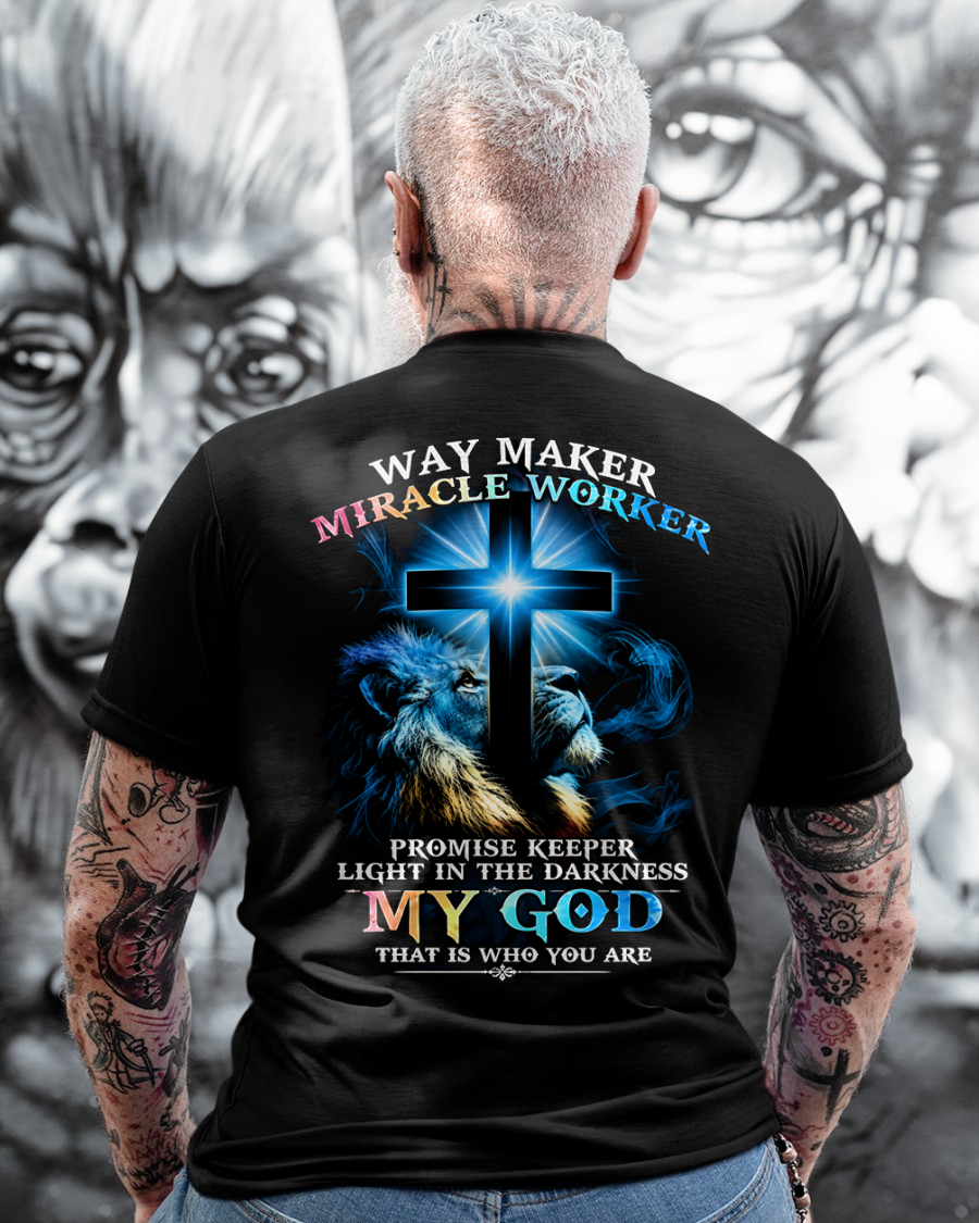 WAY MAKER MIRACLE WORKER – CHRISTIAN T-SHIRT FOR MEN - MTNN00 (SKU2606-342-00)