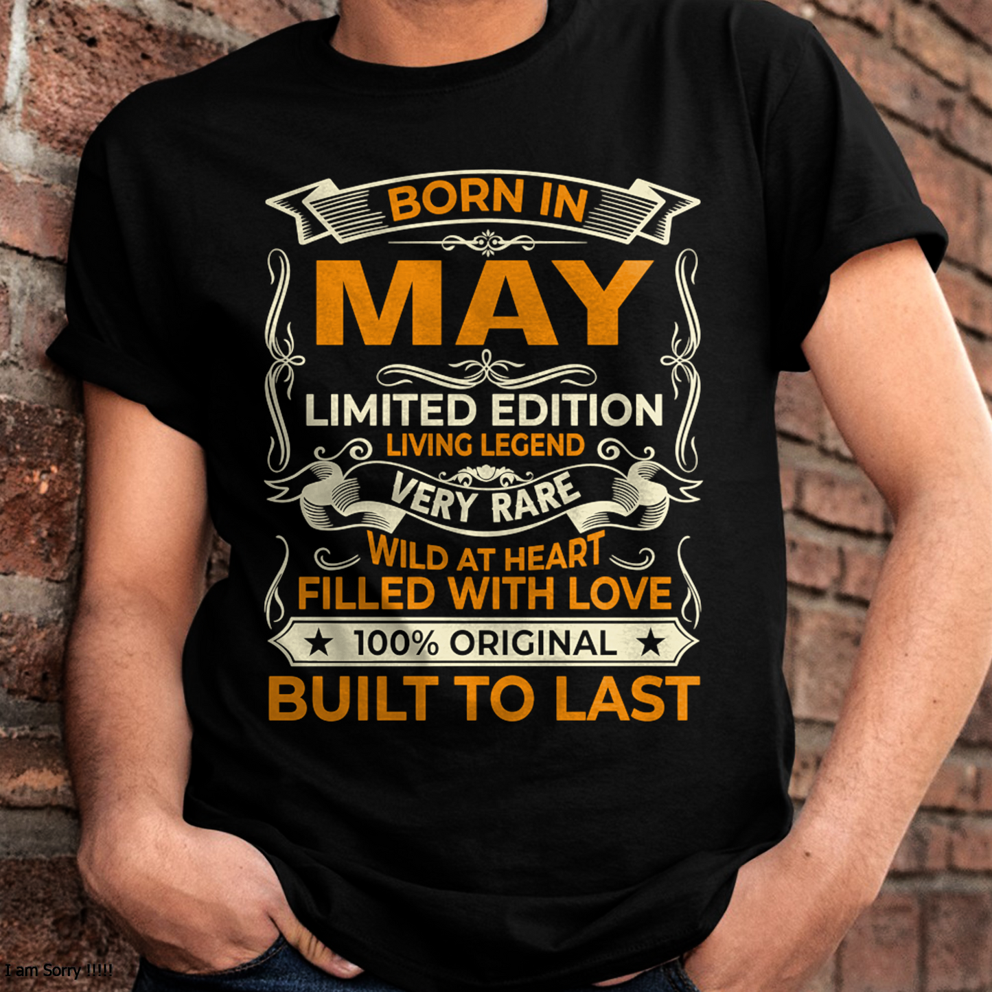 Born In May – Limited Edition Living Legend - T-Shirt For Men - MTNN05 (SKU2605-226-05)