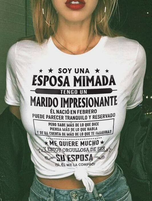 Febrero – Esposo increíble nacido en febrero – Regalo especial para tu esposa – MTNN02 (SKU03-11-02)