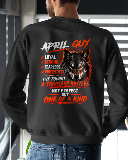 APRIL GUY – I'VE FOUGHT A THOUSAND BATTLES – ONE OF A KIND – T-SHIRT FOR MEN - MTNN04 (SKU2610-18-04)