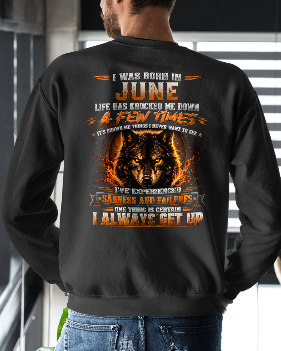 JUNE – LIFE HAS KNOCKED ME DOWN – WOLF T-SHIRT FOR MEN - MTNN06 (SKU2607-331-06)
