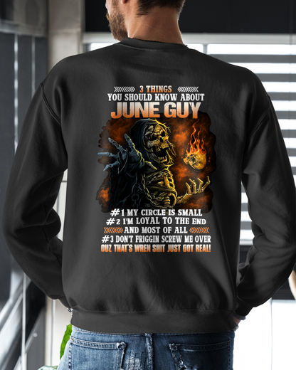 JUNE GUY – 3 THINGS YOU SHOULD KNOW ABOUT ME – SKULL GRAPHIC T-SHIRT FOR MEN - MTNN06 (SKU2607-169-06)