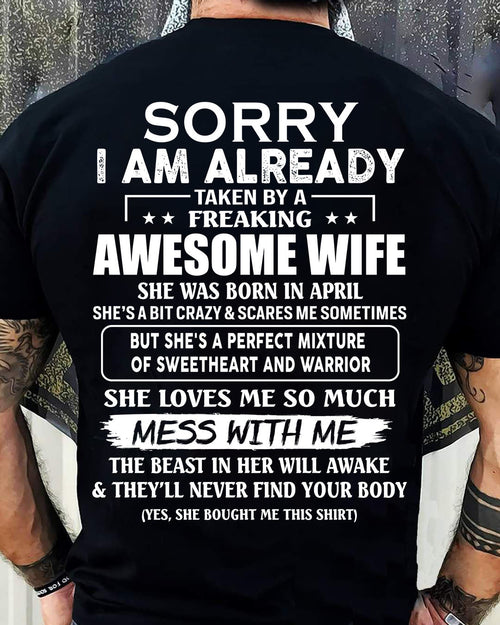 Wife Aril - Perfect gift for husband From Wife - MTNN04 (SKU68-86-04)