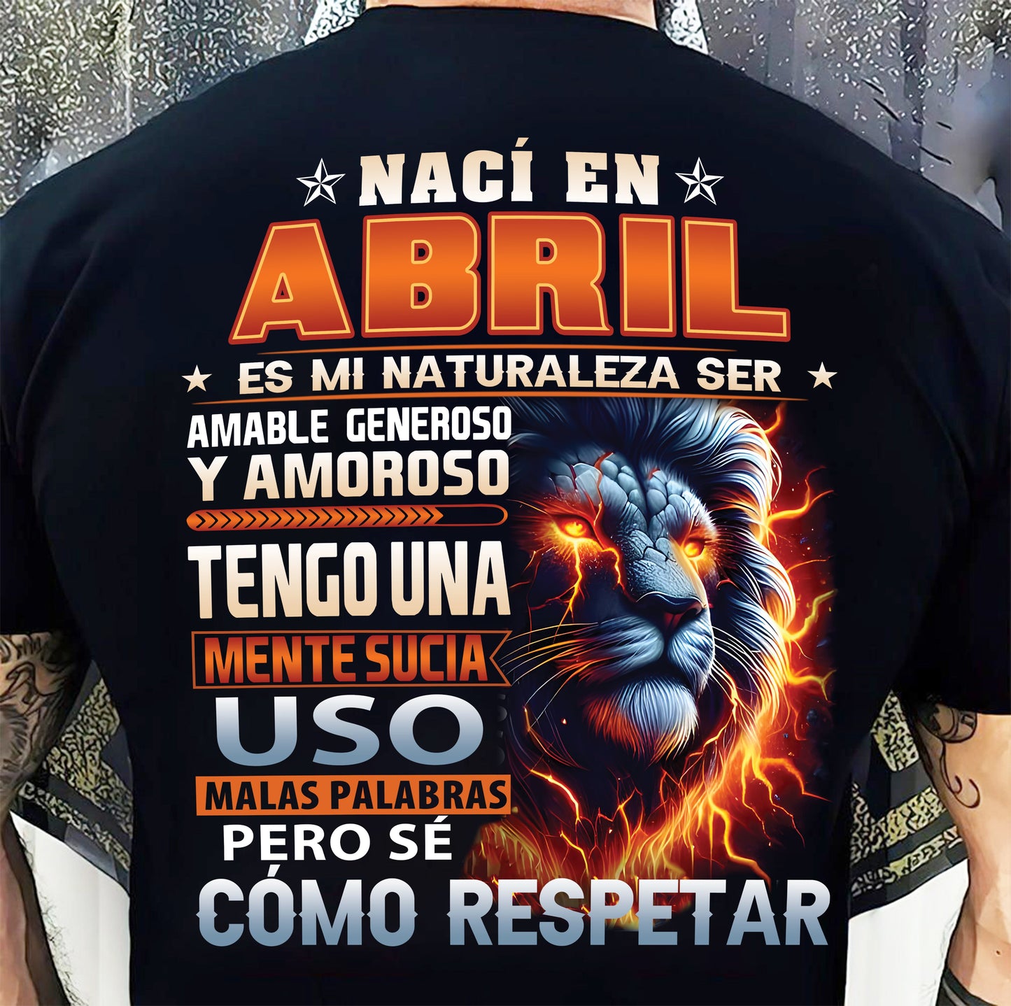 ABRIL - MENTE SUCIA PERO S�� RESPETAR - REGALO DE CUMPLEA��OS PARA HOMBRES - MTNN04sp (SKU10-68-04)