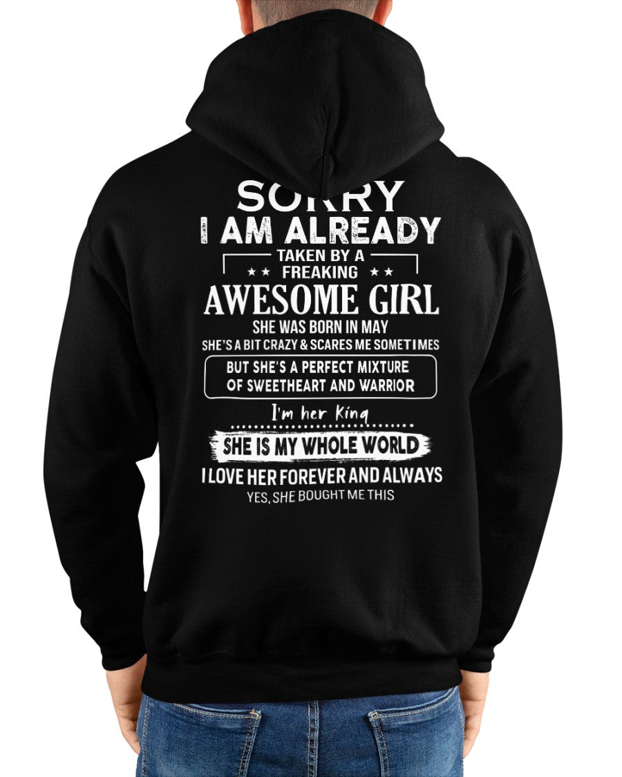 May - Awesome girl - Perfect gift for your boyfriend - (SKU04-86-05) - From Wife MTNN05