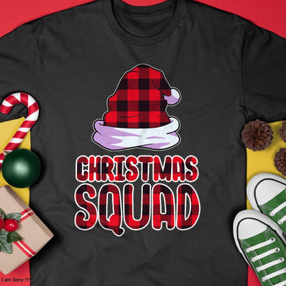 Christmas Shirts for Family, Funny christmas shirts, Christmas Unisex T-Shirt/Hoodie/Sweatshirt HLT00 - Christmas Squad Family Group Matching Christmas Party Pajama T-Shirt