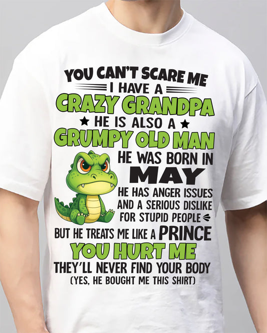 YOU CAN’T SCARE ME - GIFT FOR GRANDSON AND GRANDDAUGHTER FROM GRANDPA - mtnn05 (SKU09-121-05)