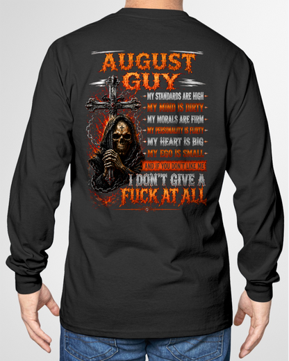 AUGUST GUY – MY STANDARDS ARE HIGH, MY MIND IS DIRTY – T-SHIRT FOR MEN - MTNN08 (SKU2608-402-08)