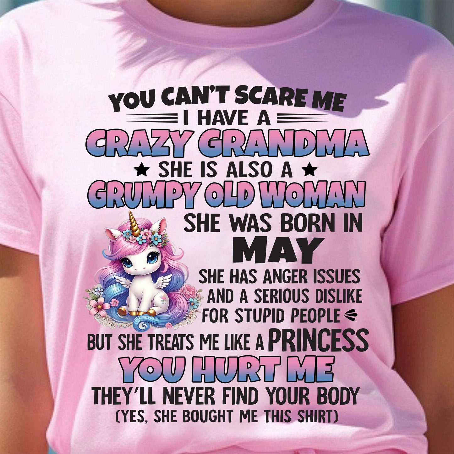 MAY - YOU CAN'T SCARE ME - GIFT FROM GRANDMA - MTNN05 (SKU09-106-05)